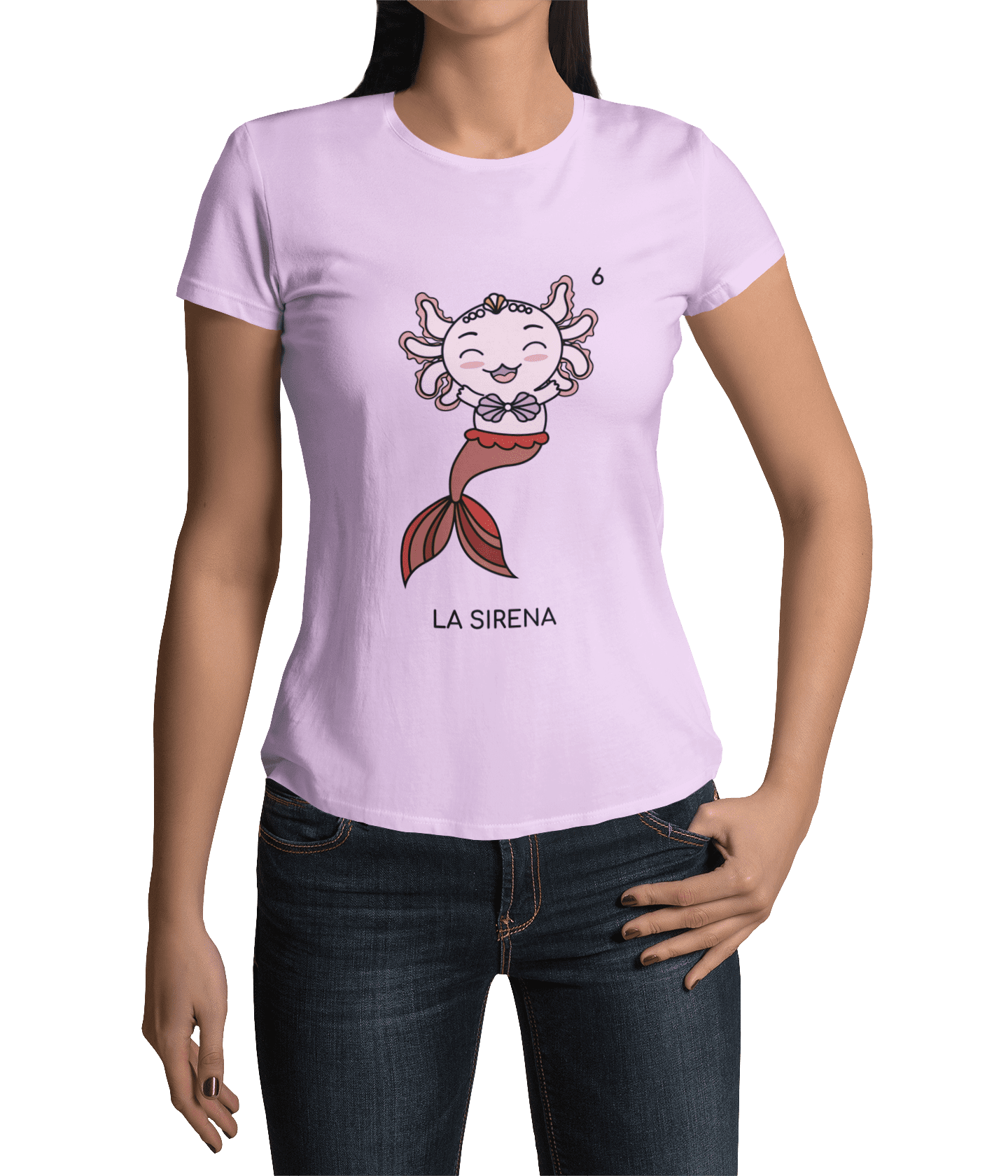 Playera Axoloteria La Sirena