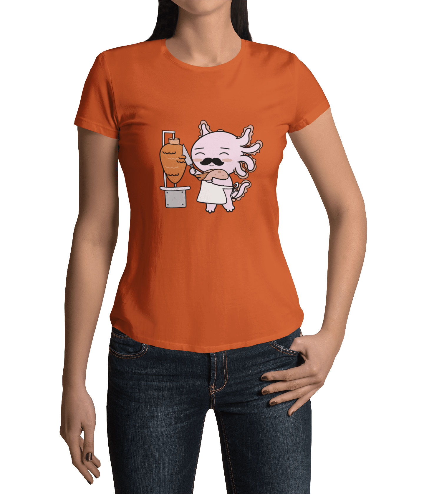 Playera Axolotzin Taquero Ajolote Adulto E Infantil