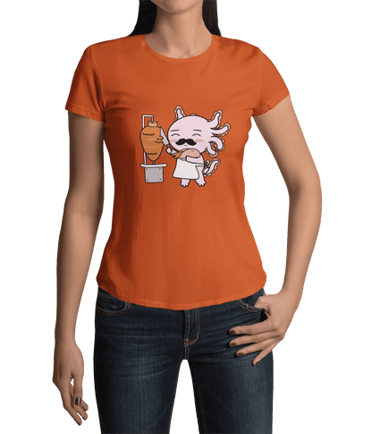 Playera Axolotzin Taquero Ajolote Adulto E Infantil