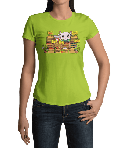 Playera Axolotzin Marchante Ajolote Adulto E Infantil