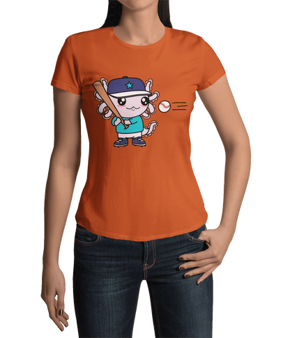 Playera Axolotzin Beisbolista Ajolote Adulto E Infantil