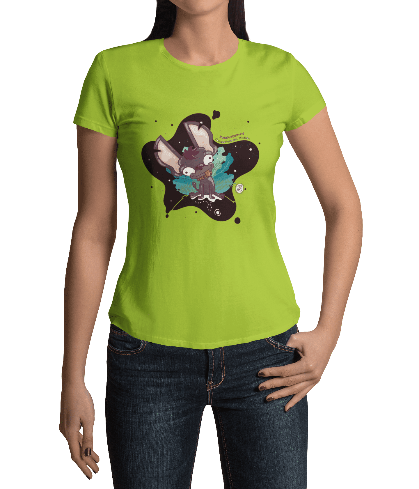 Playera Ajolotito Xolo Mirari Chan