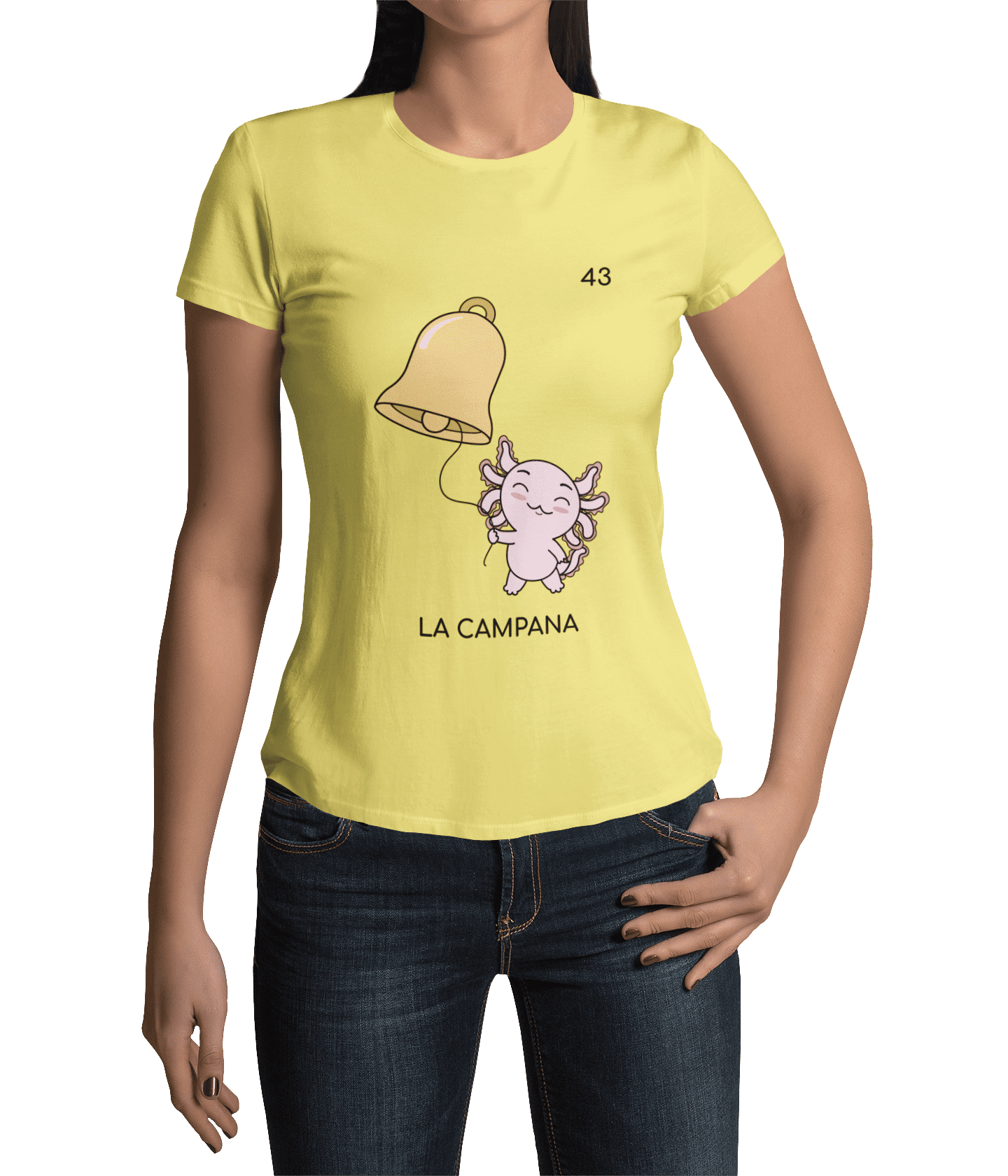 Playera Axoloteria La Campana Ajolote Adulto E Infantil