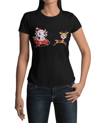 Axolotzin Trineo Ajolote Navidad