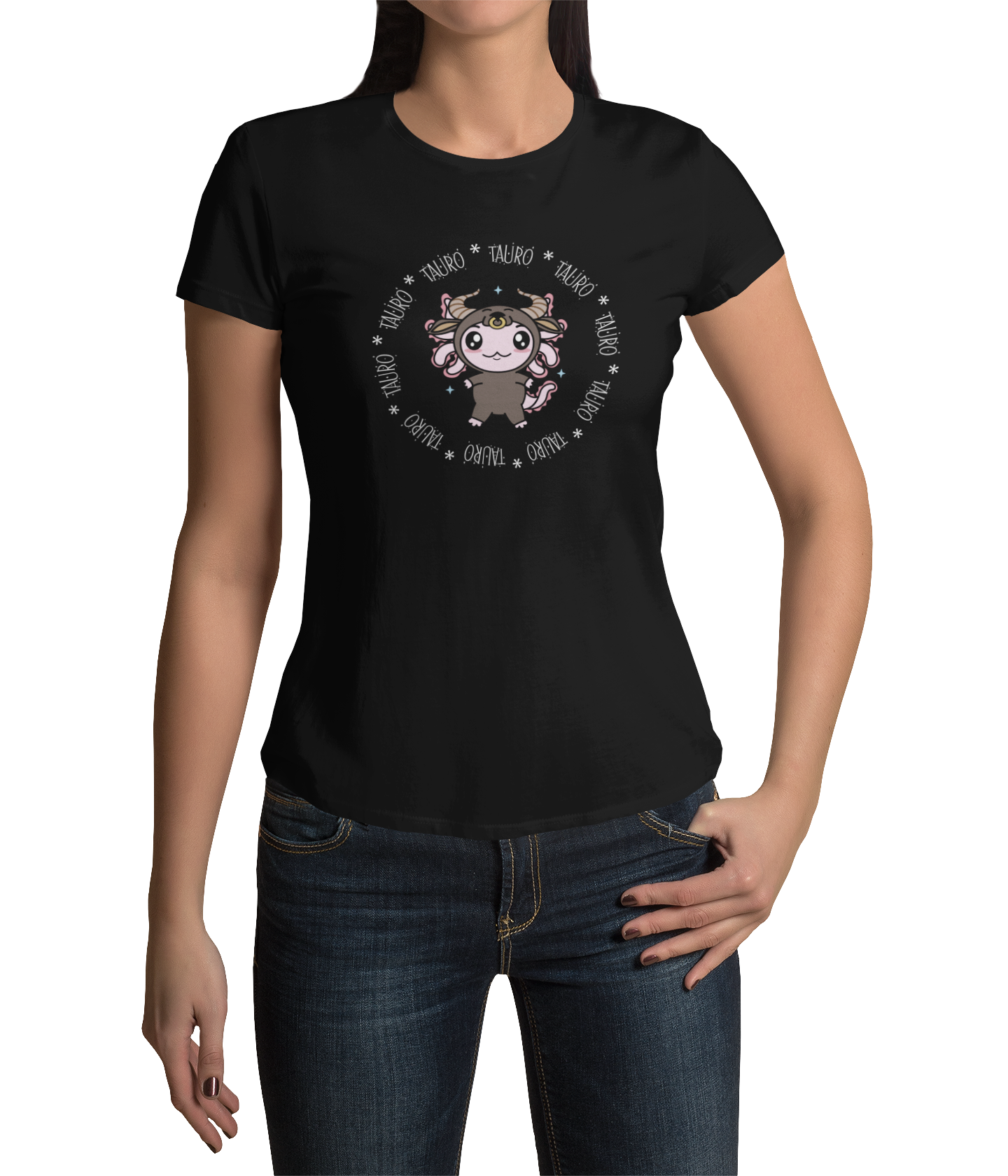 Playera Axolotzin Horoscopos Aro Tauro Ajolote Adulto E Infantil