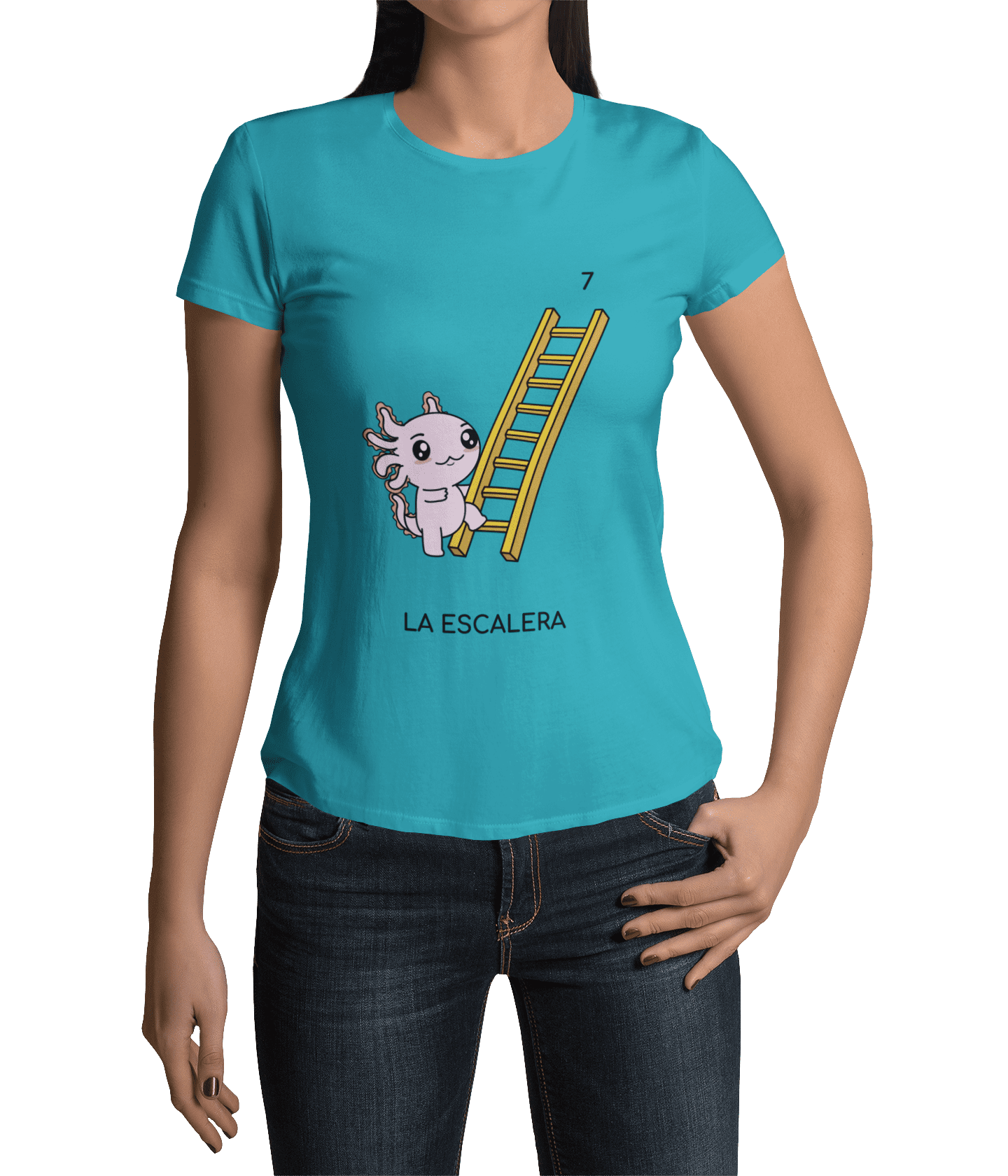 Playera Axoloteria La Escalera
