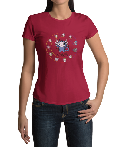 Playera Horoscopos Escorpio Axolotzin Ajolote Adulto E Infantil