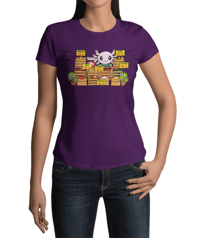 Playera Axolotzin Marchante Ajolote Adulto E Infantil