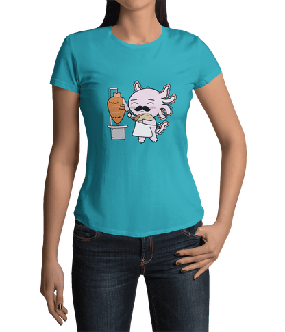 Playera Axolotzin Taquero Ajolote Adulto E Infantil
