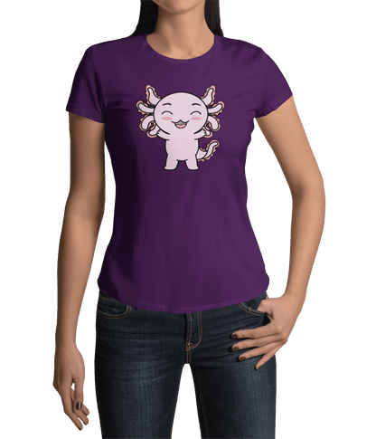 Playera Axolotzin Feliz Ajolote Adulto E Infantil