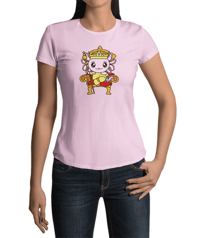 Playera Axolotzin Rey Ajolote Adulto E Infantil