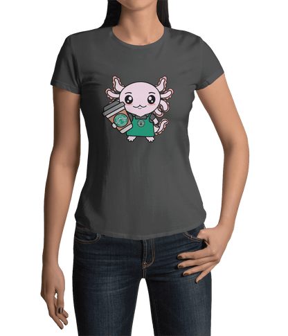 Playera Axolotzin Barista Ajolote Adulto E Infantil