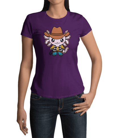 Playera Axolotzin Vaquero Ajolote Adulto E Infantil