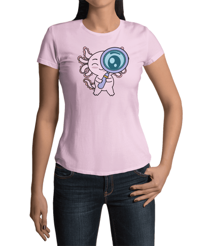 Playera Axolotzin Curioso Ajolote Adulto E Infantil