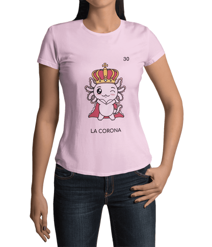 Playera Axoloteria La Corona Ajolote Adulto E Infantil