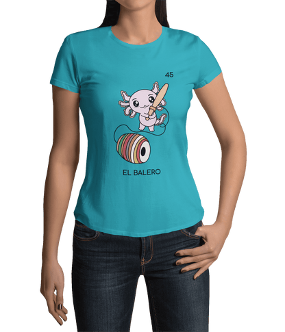 Playera Axoloteria El Balero Ajolote Adulto E Infantil