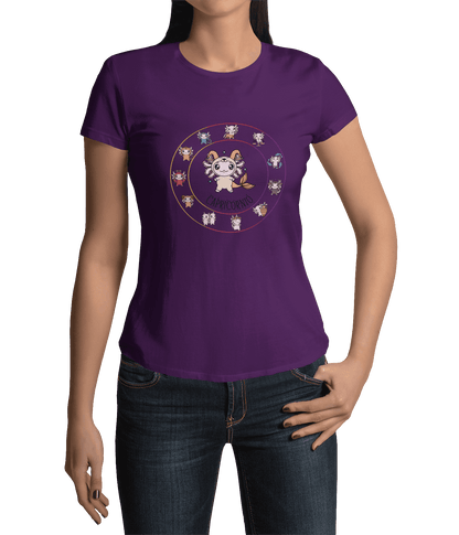 Playera Horoscopos Capricornio Axolotzin Ajolote Adulto E Infantil