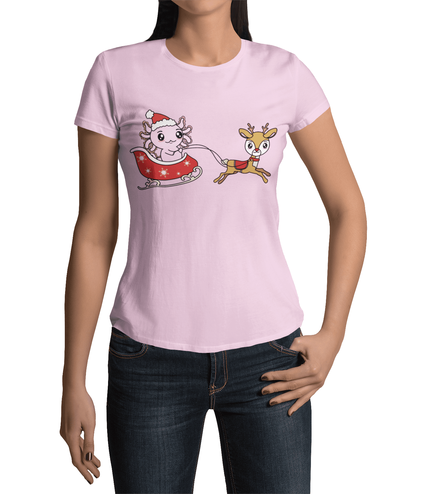 Axolotzin Trineo Ajolote Navidad