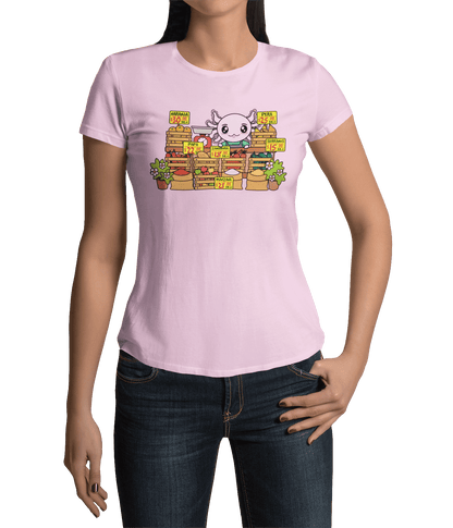 Playera Axolotzin Marchante Ajolote Adulto E Infantil