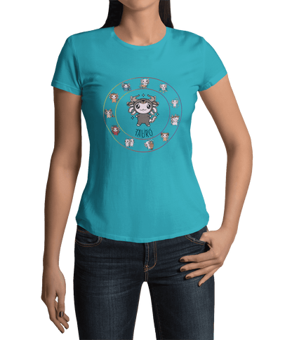 Playera Horoscopos Tauro Axolotzin Ajolote Adulto E Infantil