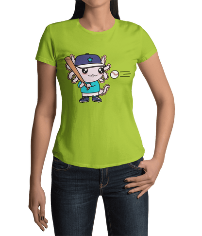 Playera Axolotzin Beisbolista Ajolote Adulto E Infantil