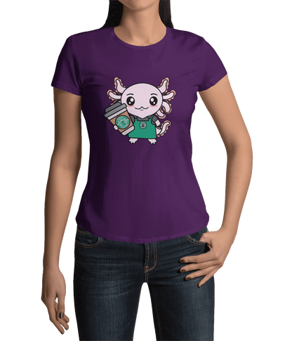 Playera Axolotzin Barista Ajolote Adulto E Infantil
