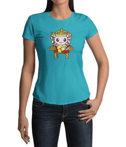 Playera Axolotzin Rey Ajolote Adulto E Infantil