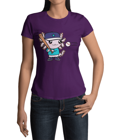 Playera Axolotzin Beisbolista Ajolote Adulto E Infantil