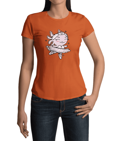 Playera Axolotzin Bailarina De Ballet Ajolote Adulto E Infantil
