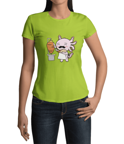 Playera Axolotzin Taquero Ajolote Adulto E Infantil