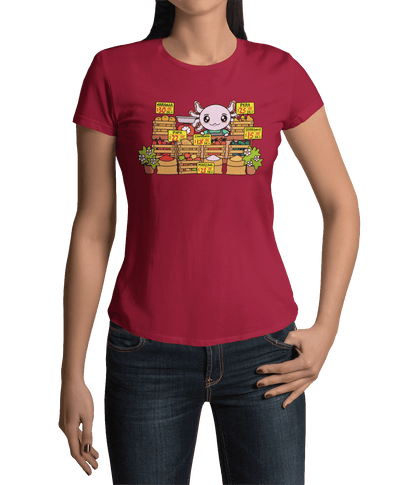 Playera Axolotzin Marchante Ajolote Adulto E Infantil