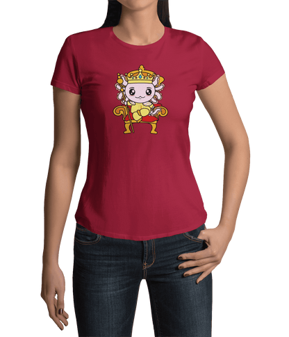 Playera Axolotzin Rey Ajolote Adulto E Infantil