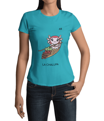 Playera Axoloteria La Chalupa Ajolote Adulto E Infantil