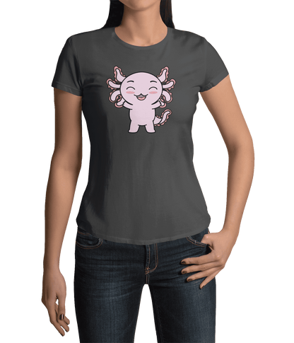 Playera Axolotzin Feliz Ajolote Adulto E Infantil
