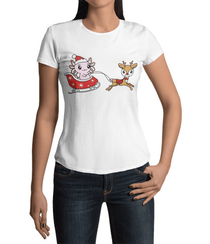 Axolotzin Trineo Ajolote Navidad