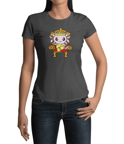 Playera Axolotzin Rey Ajolote Adulto E Infantil