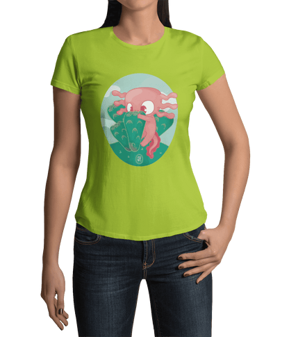Playera Ajolotito Nopalito Mirari Chan