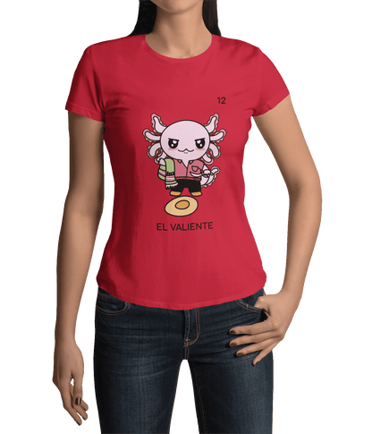 Playera Axoloteria El Valiente Ajolote Adulto E Infantil