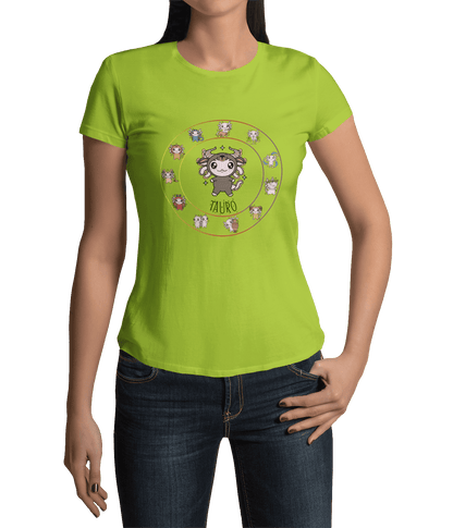 Playera Horoscopos Tauro Axolotzin Ajolote Adulto E Infantil