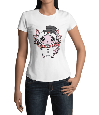 Axolotzin Muñeco De Nieve Ajolote Navidad