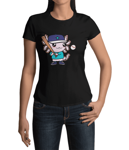 Playera Axolotzin Beisbolista Ajolote Adulto E Infantil