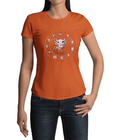 Playera Horoscopos Sagitario Axolotzin Ajolote Adulto E Infantil