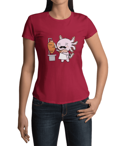 Playera Axolotzin Taquero Ajolote Adulto E Infantil