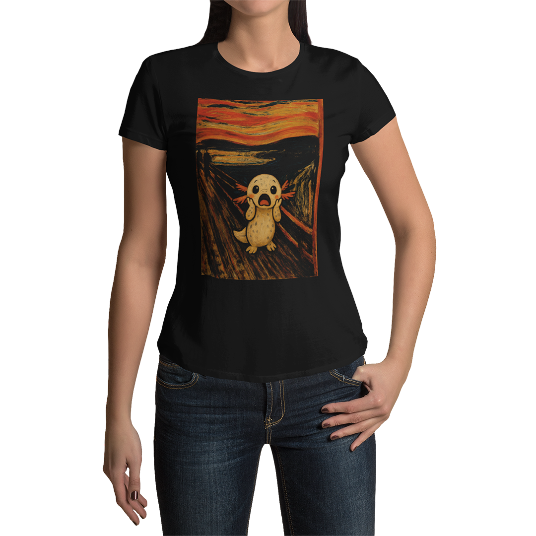 Playera Ajolotito "El Grito"