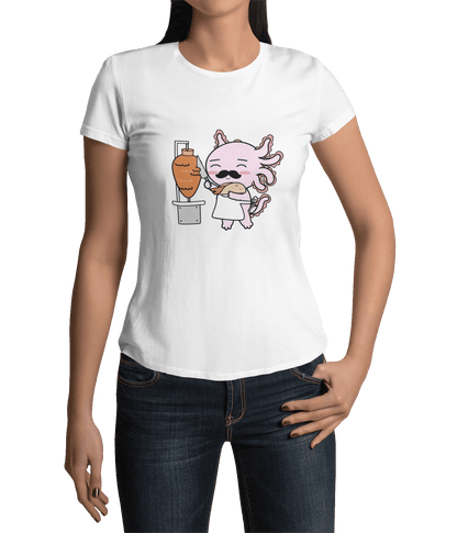 Playera Axolotzin Taquero Ajolote Adulto E Infantil