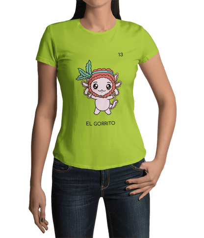 Playera Axoloteria El Gorrito Ajolote Adulto E Infantil