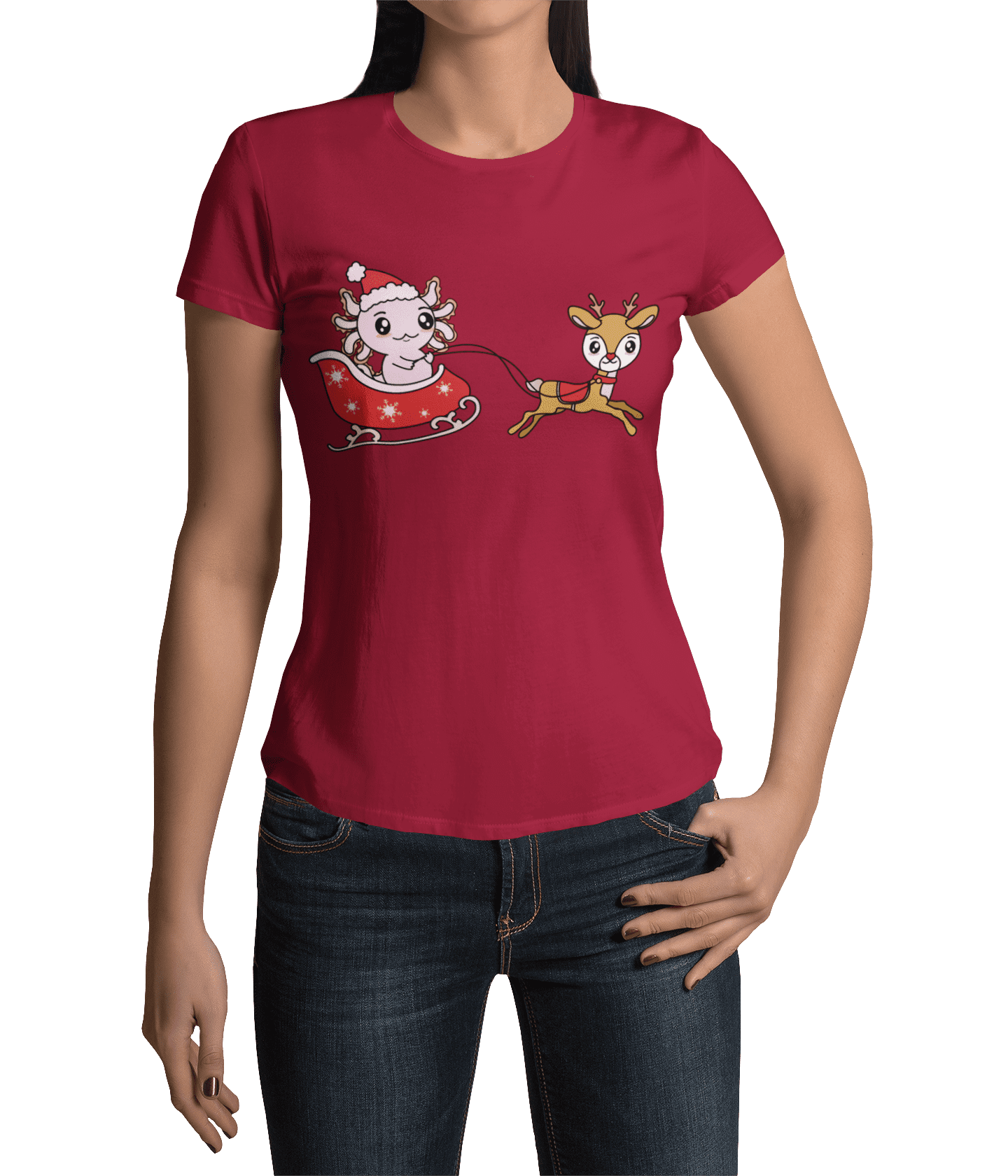 Axolotzin Trineo Ajolote Navidad