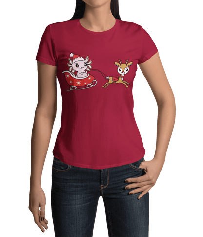 Axolotzin Trineo Ajolote Navidad