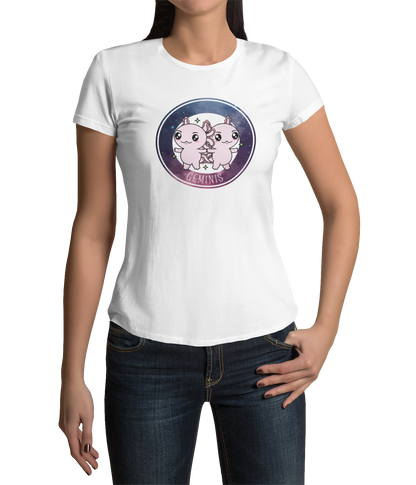 Playera Axolotzin Horoscopos Galaxy Geminis Ajolote Adulto E Infantil