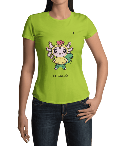 Playera Axoloteria El Gallo